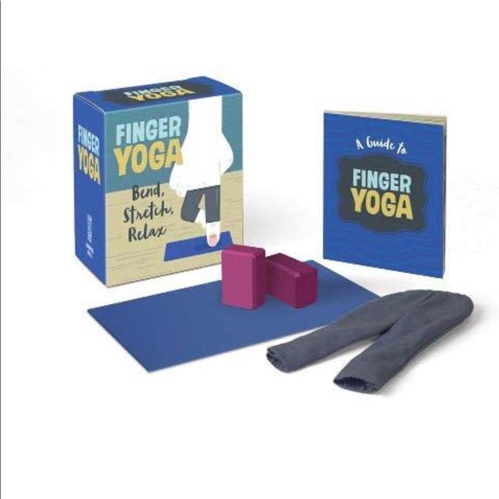 NEW IN BOX Urban Outfitters Yoga Finger Gag Gift Set